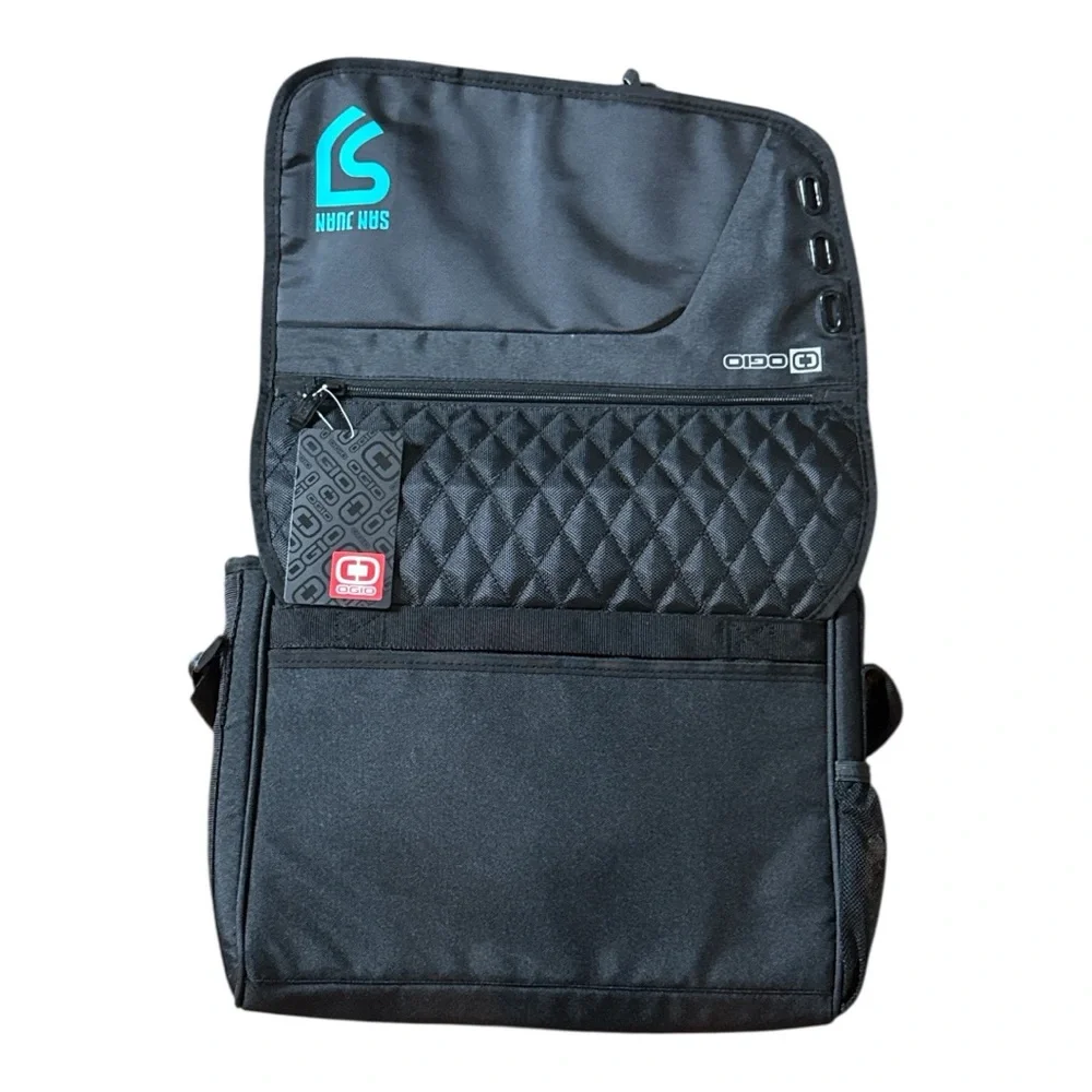 OGIO BLACK VAULT MESSENGER LAPTOP SHOULDER BAG **NWT**